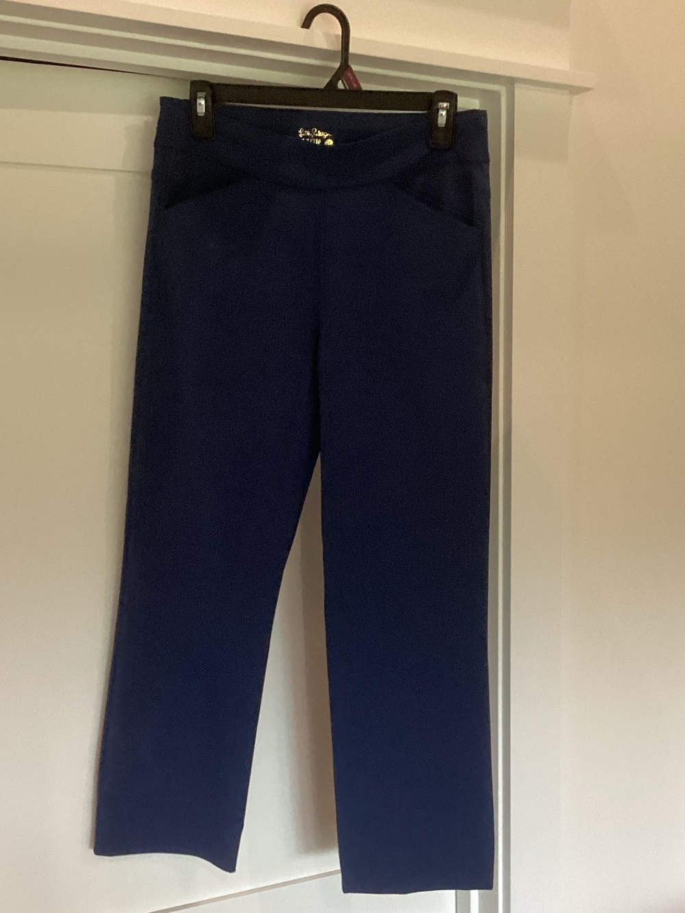 Lilly Pulitzer Deep Navy Straight-Leg Ponte Pants